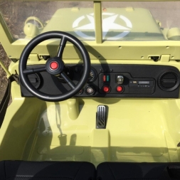 Электромобиль Jeep Willys YKE 4137 4WD хаки, фото 4