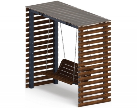 Пергола с диваном Гармония уюта-5 (с поликарбонатом), фото 2