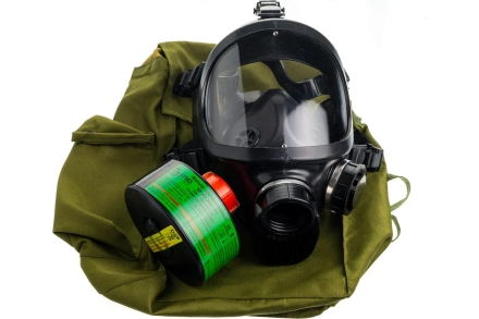 Противогаз фильтрующий БРИЗ &quot;-3301(ППФ)&quot; марки К1 с лицевой частью -4301М(ППМ) категория 2 500103002, фото 1