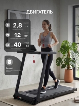 Беговая дорожка электрическая для дома Domsen Fitness F-190, складная, компактная, для ходьбы, до 130 кг Беговая дорожка электрическая для дома Domsen Fitness F-190, складная, компактная, для ходьбы, до 130 кг