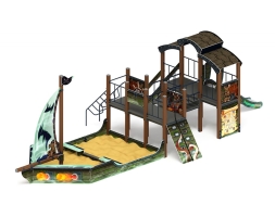 Детская игровая площадка Летучий Голландец Парусник ДИК 2.03.3.02-04 Н=1200, фото 1