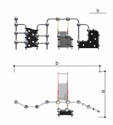 Детский спортивно-игровой комплекс Romana 057.08.00, фото 3