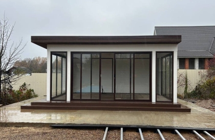 Застекленная беседка БОЛЬШОЙ ДАЧНЫЙ ОФИС, фото 4