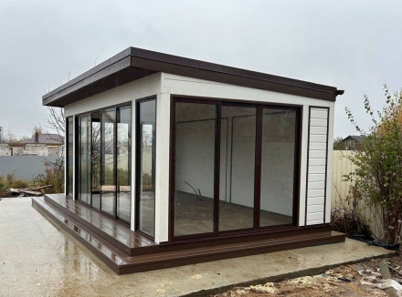 Застекленная беседка БОЛЬШОЙ ДАЧНЫЙ ОФИС, фото 3