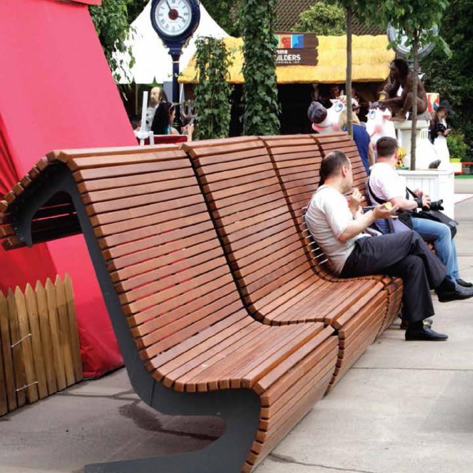 антивандальные скамейки для парка