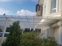 Балочный односкатный навес