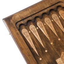 Нарды резные "Золотой Узор 1", Mirzoyan Нарды резные "Золотой Узор 1", Mirzoyan