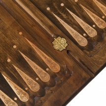 Нарды резные "Золотой Узор 1", Mirzoyan Нарды резные "Золотой Узор 1", Mirzoyan