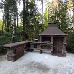 Печь Аристократ 824 Радиальный кирпич коричневый, фото 5