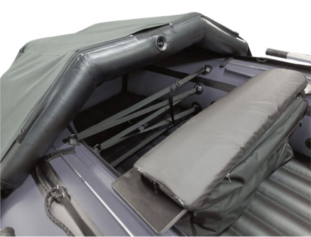 Моторная лодка ПВХ ДИКИЙ 380 НДНД с тентом, фото 8