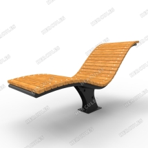 Шезлонг-скамья