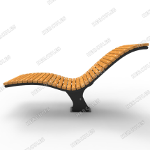 Шезлонг-скамья