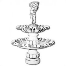 Фонтан двухъярусный скульптурный "Мальчик с рогом" Фонтан двухъярусный скульптурный "Мальчик с рогом"