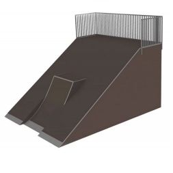 Разгонка наклонная с кикером Разгонка наклонная с кикером