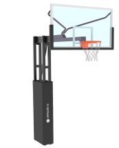 Стойка баскетбольная усиленная с растяжками вынос 2200/ щит/ кольцо/ сетка / протектор