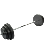 Штанга разборная, стальной гриф, пластиковые диски, 25 кг Штанга разборная, стальной гриф, пластиковые диски, 25 кг