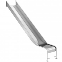 Горка открытая из нержавеющей стали с высотой спуска 1500 мм, цвет нержавеющая сталь – ГПО1500НКГ Горка открытая из нержавеющей стали с высотой спуска 1500 мм, цвет нержавеющая сталь – ГПО1500НКГ