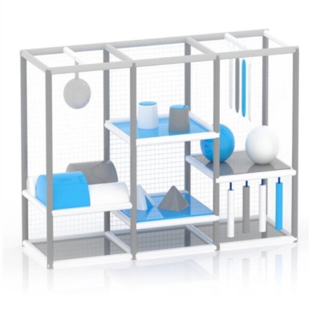 Детский игровой лабиринт «Кнопка МАКС» 4,2м² (3,5*1,2*3м), фото 1