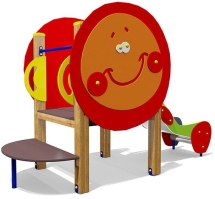 Горка Колобок 08107 H=650 для детской площадки Горка Колобок 08107 H=650 для детской площадки