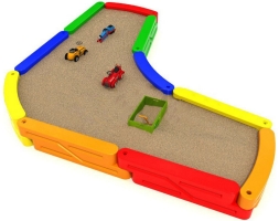 Песочница Бумеранг для детской площадки, фото 1