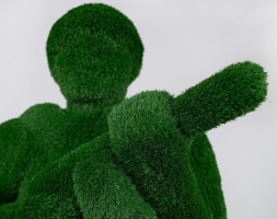 Топиари Герой Отечества - газон Есо, фото 5