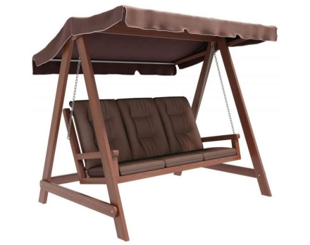 Качели садовые Резорт 2, Ангарская сосна, фото 1