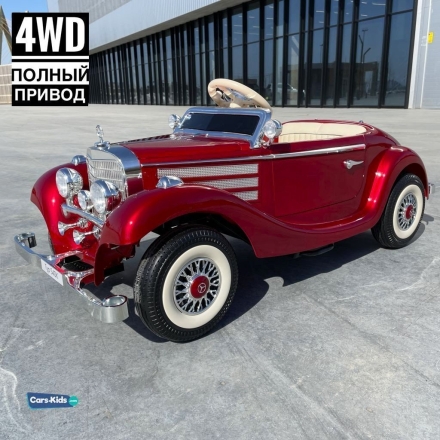 Детский электромобиль Mercedes-Benz Typ 540K 4WD (M111MM) красный, фото 1