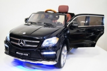 Детский электромобиль Mercedes GL63 AMG Black LUXURY 4WD MP4 2.4G - SX1588-H