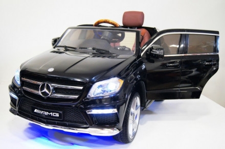 Детский электромобиль Mercedes GL63 AMG Black LUXURY 4WD MP4 2.4G - SX1588-H, фото 3