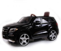 Детский электромобиль Mercedes GL63 AMG Black LUXURY 4WD MP4 2.4G - SX1588-H