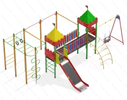 Детский игровой комплекс Камелот - Солярис, фото 1