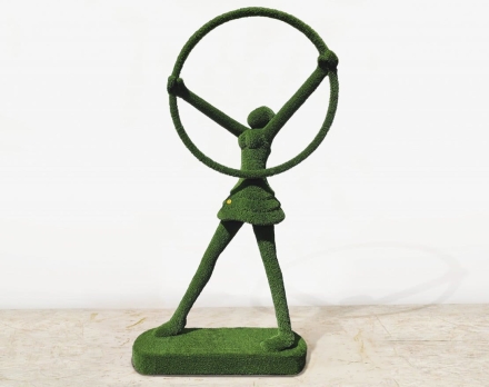 Топиари Гимнастка - газон Есо, фото 1