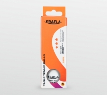 KRAFLA B-WT3000 Набор для настольного тенниса (мяч три звезды 3шт.) KRAFLA B-WT3000 Набор для настольного тенниса (мяч три звезды 3шт.)