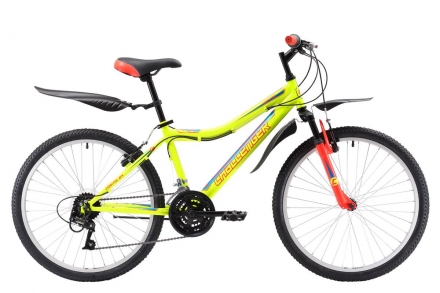 Велосипед Challenger Cosmic 24 жёлтый/красный/голубой, фото 1