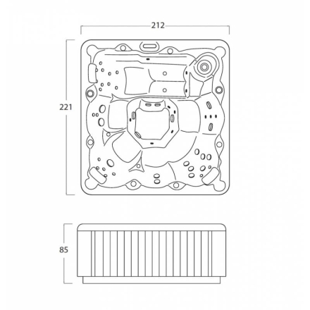 Спа бассейн Treesse Zanzibar, фото 4