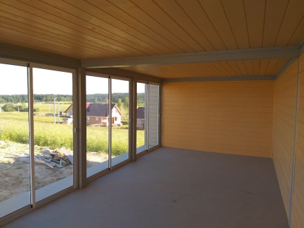 Застекленная беседка САДОВЫЙ ОФИС 4x8, фото 3