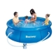 Bestway 57100 Бассейн Fast Set с надувным бортом 244*66см Fast Set Pool Set