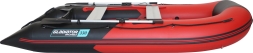 Gladiator B 330 AD LIGHT Красно-черный моторная лодка ПВХ Air-deck, фото 6