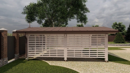 Навес для машин ФОРТ Базовая комплектация, фото 5