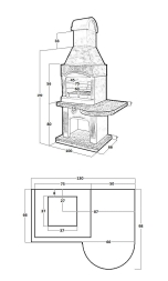 Печь № 5А — Барбекю меандр с круглым столом, фото 4