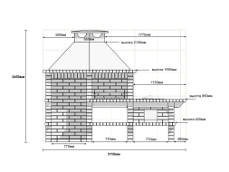 Печь Аристократ 824 Прямоугольный кирпич графитовый серый, фото 7