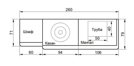 Мангал с казаном Патио, фото 2