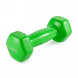 Гантель неразборная 1,5 кг винил, фото 1 Гантель неразборная 1,5 кг винил, фото 1
