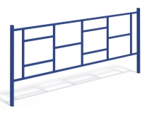 МФ 7.081 Ограждение металлическое в сборе