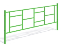 МФ 7.081 Ограждение металлическое в сборе