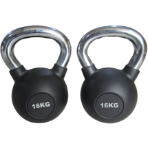 Гиря обрезиненная 16 кг.(с хромированной ручкой) (HK109-16) 