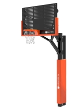 Стойка баскетбольная под бетонирование с металлическим щитом вынос 1200мм