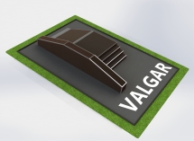 Средний Фанбокс ступени с гранью (funbox edge+stairs)