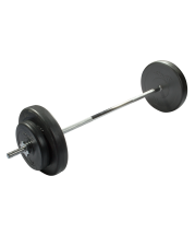 Штанга разборная, стальной гриф, пластиковые диски, 30 кг Штанга разборная, стальной гриф, пластиковые диски, 30 кг