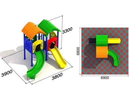 Детская игровая площадка Незабудка 1.1.2, фото 2